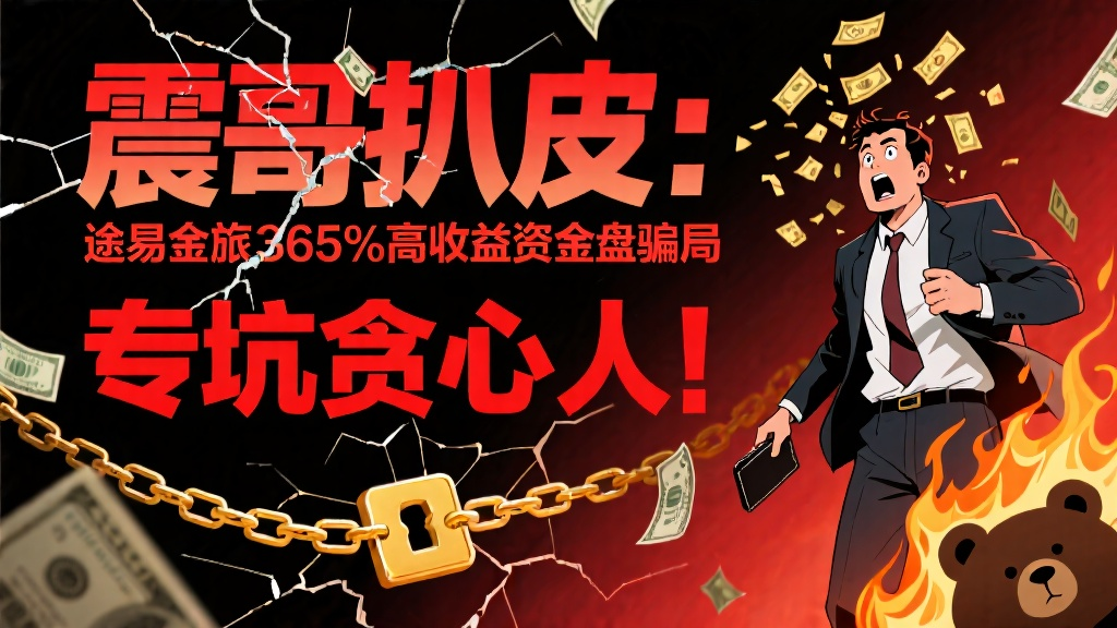 震哥扒皮：途易金旅365%高收益资金盘骗局，专坑贪心人！