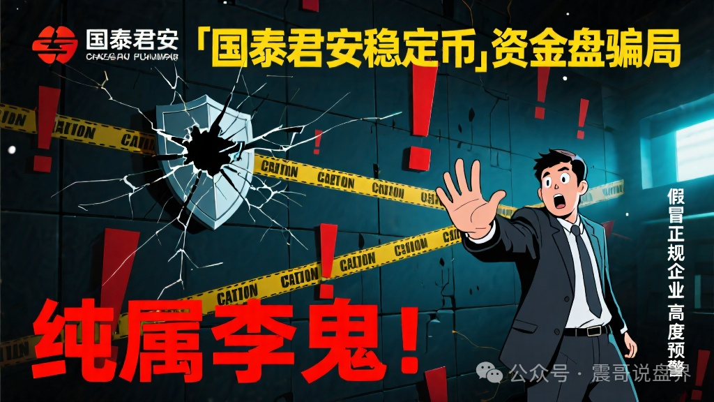 "国泰君安稳定币"资金盘骗局纯属李鬼！假冒正规企业，高度预警