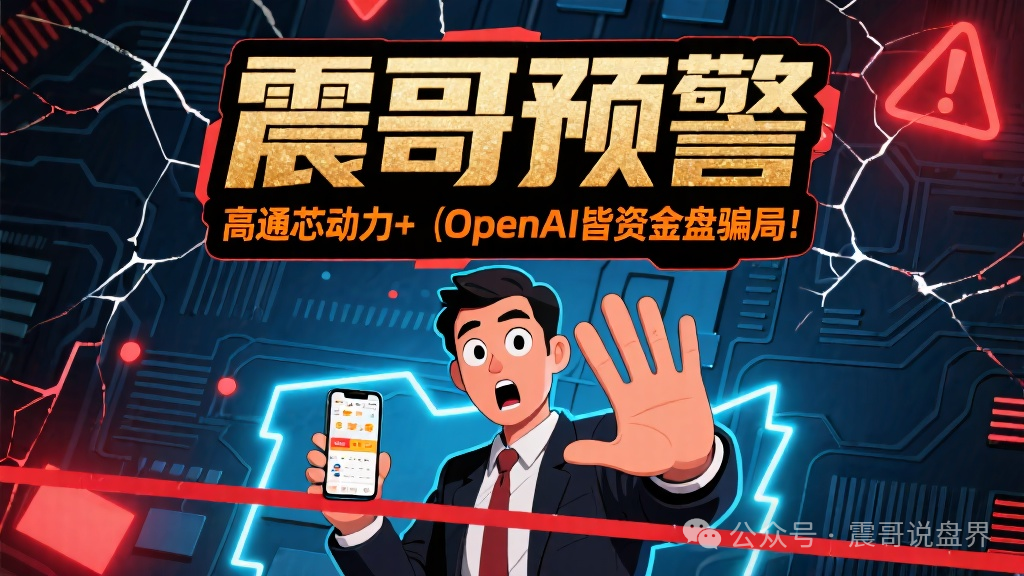 震哥预警：高通芯动力+开放云AI（OpenAI）皆资金盘骗局！
