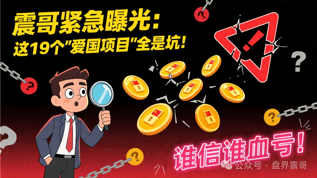 震哥紧急曝光：这19个“爱国项目”全是坑！谁信谁血亏！