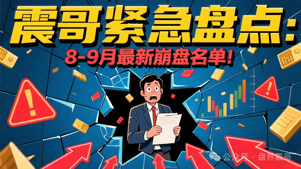 震哥紧急盘点：8-9月最新崩盘名单！