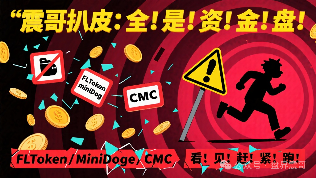 震哥扒皮：FLToken、Minidoge、CMC全是资金盘！看见赶紧跑！