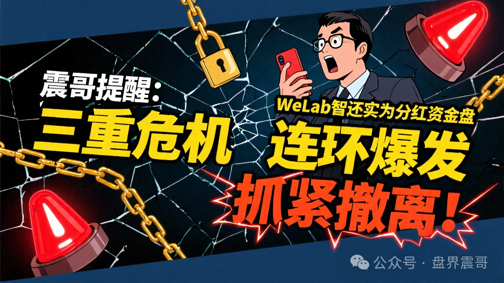 震哥提醒：WeLab智还实为分红资金盘，三重危机抓紧撤！