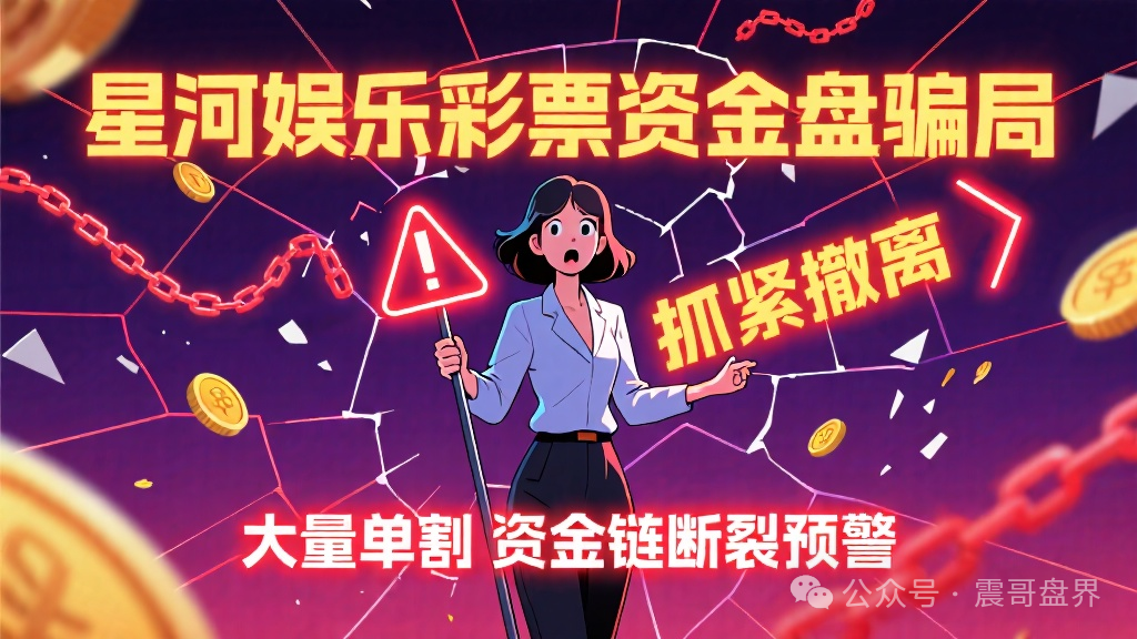 星河娱乐彩票资金盘骗局，抓紧撤离，大量单割