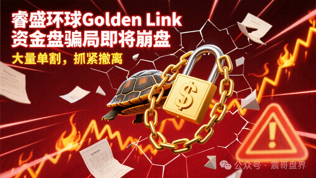 睿盛环球Golden Link资金盘骗局即将崩盘，大量单割，抓紧撤离