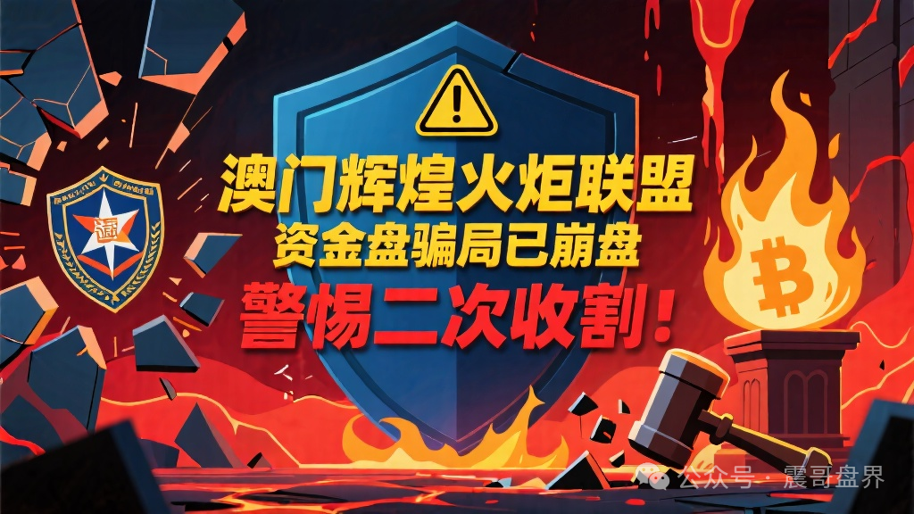 澳门辉煌火炬联盟资金盘骗局已经崩盘，警惕二次收割