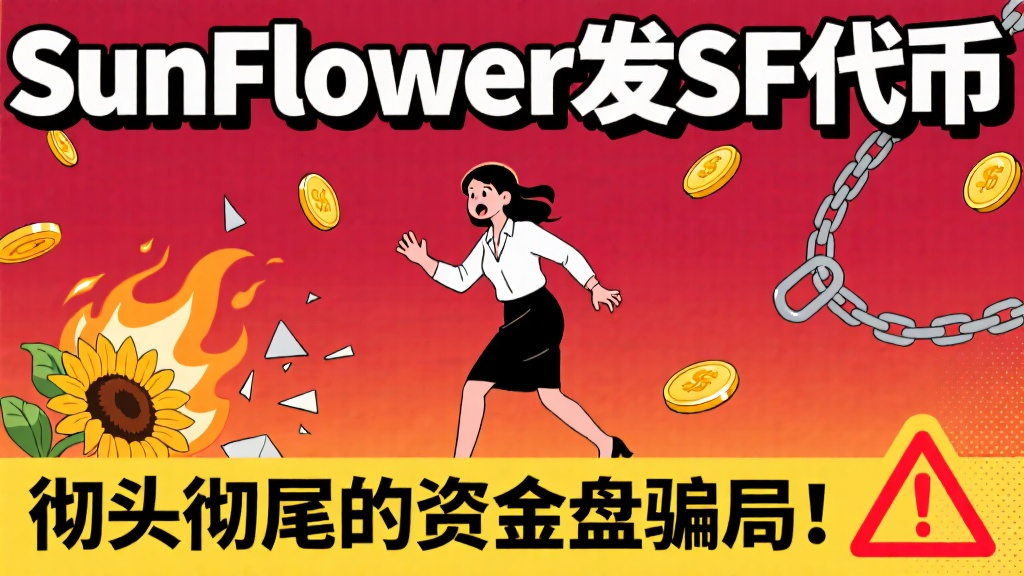 SunFlower发SF代币，是彻头彻尾的资金盘骗局，高度警惕