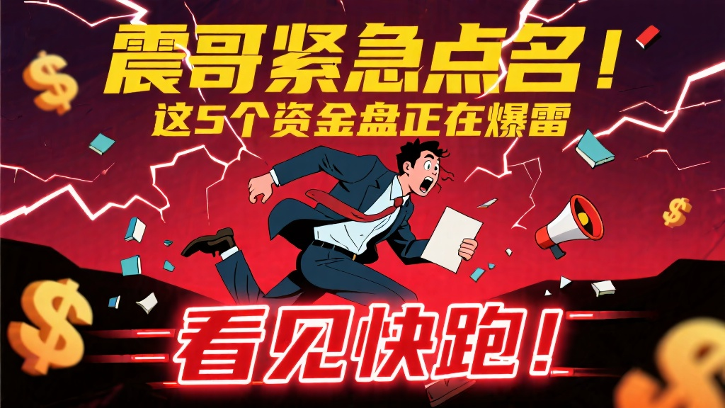 震哥紧急点名！这5个资金盘正在爆雷，看见快跑！