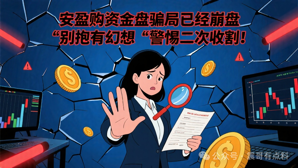 安盈购资金盘骗局已经崩盘，别抱有幻想，警惕二次收割