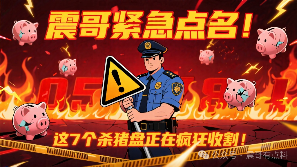 震哥紧急点名！这7个杀猪盘正在疯狂收割！